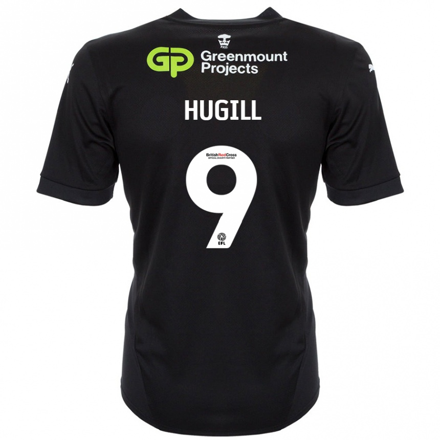 Kids Football Joe Hugill #9 Black Away Jersey 2024/25 T-Shirt Canada