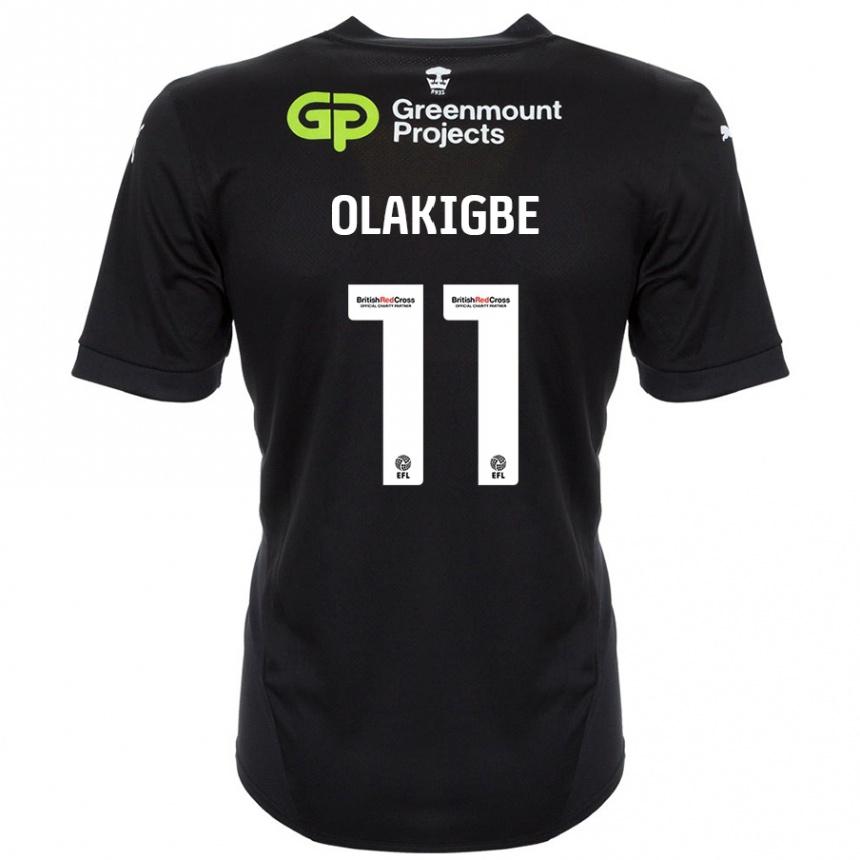 Enfant Football Maillot Michael Olakigbe #11 Noir Tenues Extérieur 2024/25 Canada