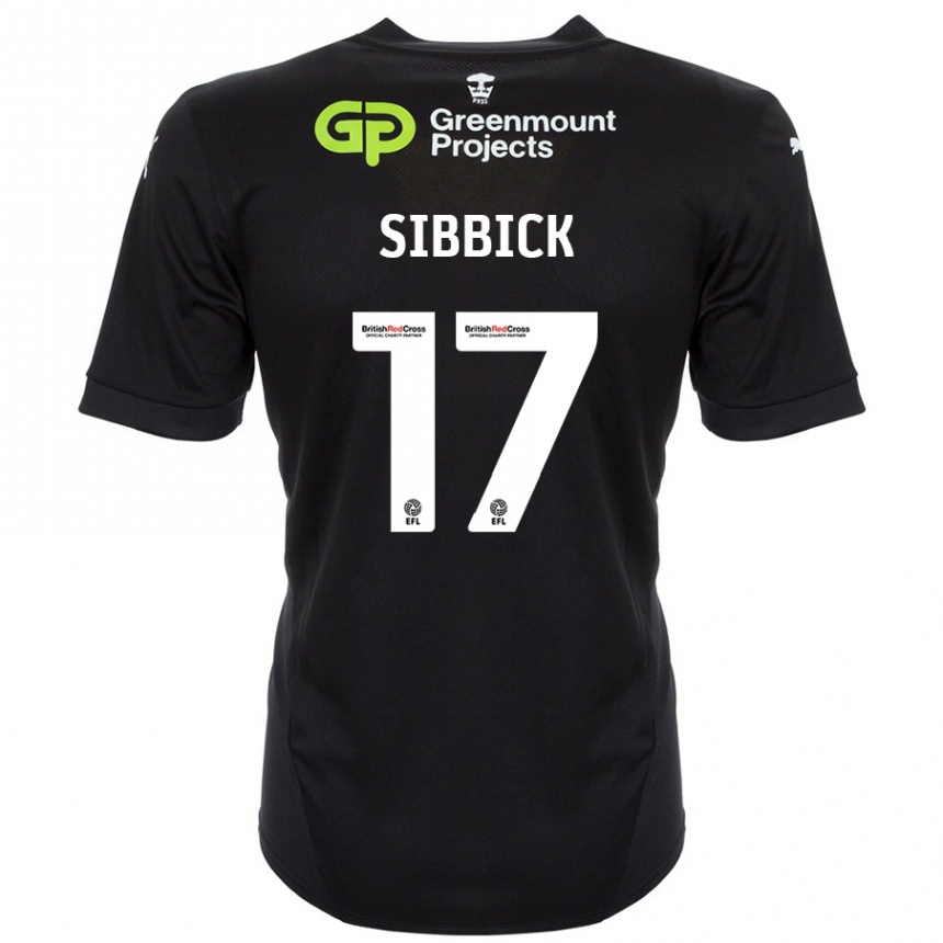 Enfant Football Maillot Toby Sibbick #17 Noir Tenues Extérieur 2024/25 Canada