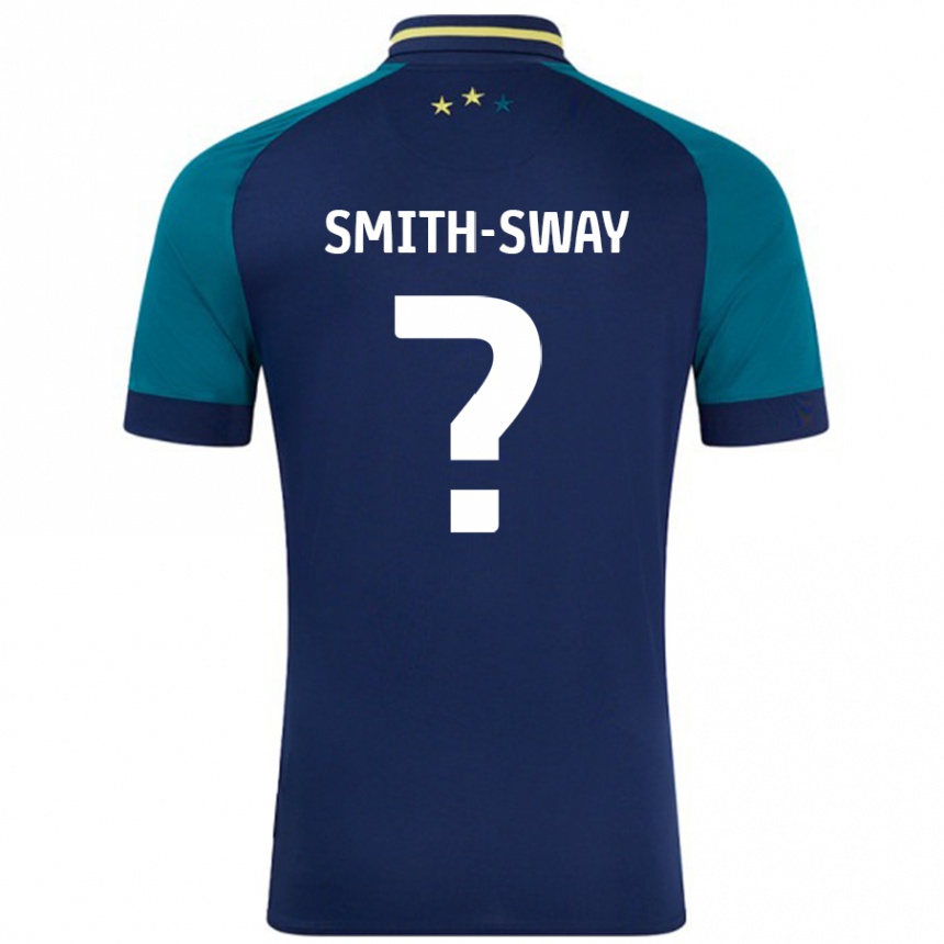 Enfant Football Maillot Jay Smith-Sway #0 Marine Vert Foncé Tenues Extérieur 2024/25 Canada