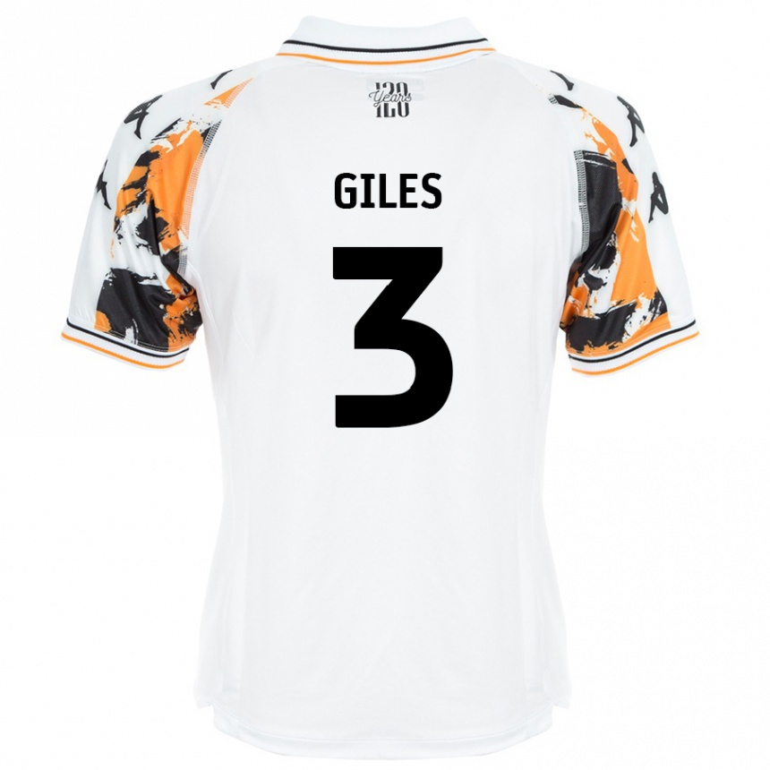 Enfant Football Maillot Ryan Giles #3 Blanc Tenues Extérieur 2024/25 Canada