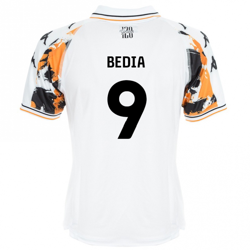 Kids Football Chris Bedia #9 White Away Jersey 2024/25 T-Shirt Canada