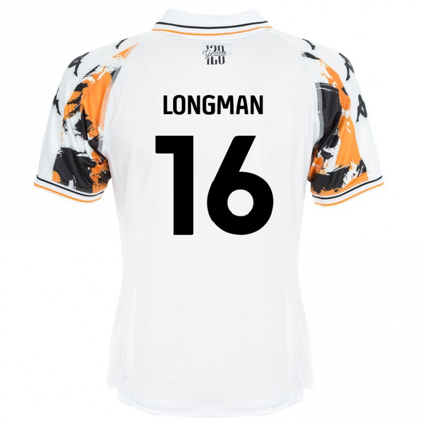 Kids Football Ryan Longman #16 White Away Jersey 2024/25 T-Shirt Canada