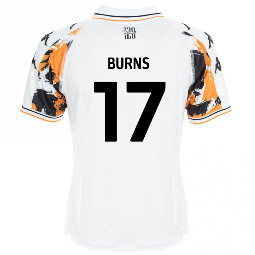 Enfant Football Maillot Finley Burns #17 Blanc Tenues Extérieur 2024/25 Canada