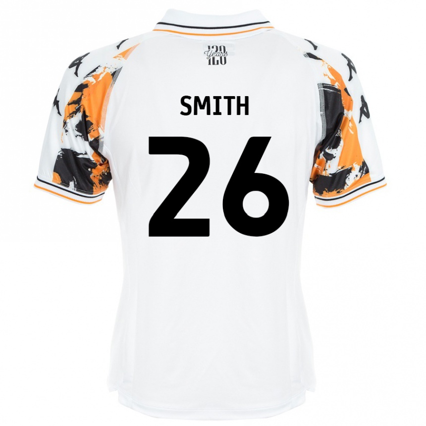 Kids Football Andy Smith #26 White Away Jersey 2024/25 T-Shirt Canada