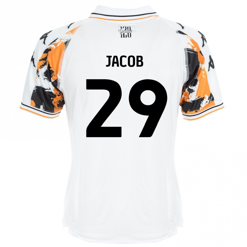 Kids Football Matty Jacob #29 White Away Jersey 2024/25 T-Shirt Canada