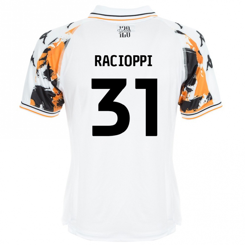 Kids Football Anthony Racioppi #31 White Away Jersey 2024/25 T-Shirt Canada