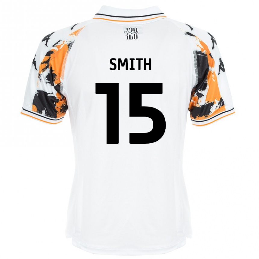 Kids Football Suey Smith #15 White Away Jersey 2024/25 T-Shirt Canada