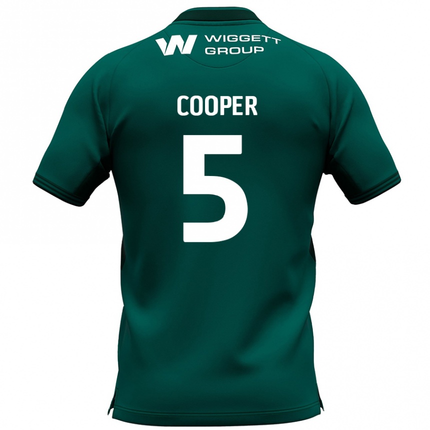 Enfant Football Maillot Jake Cooper #5 Vert Tenues Extérieur 2024/25 Canada