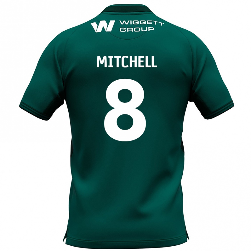 Enfant Football Maillot Billy Mitchell #8 Vert Tenues Extérieur 2024/25 Canada