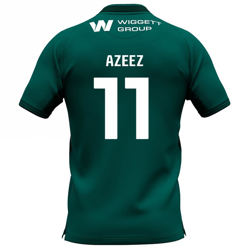 Enfant Football Maillot Femi Azeez #11 Vert Tenues Extérieur 2024/25 Canada