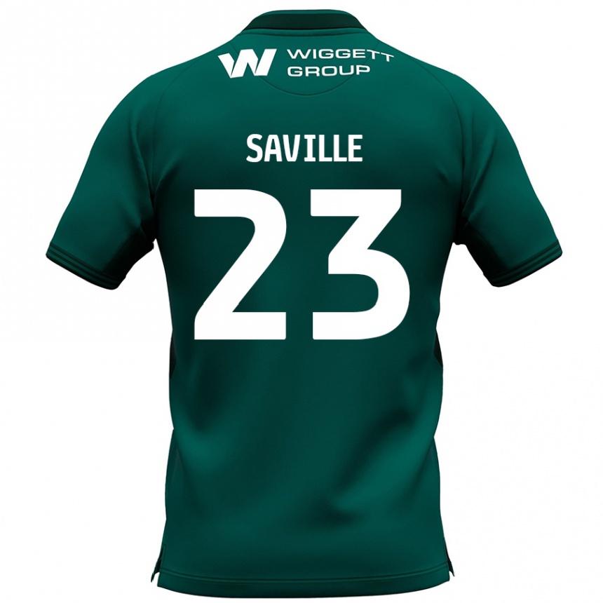 Enfant Football Maillot George Saville #23 Vert Tenues Extérieur 2024/25 Canada