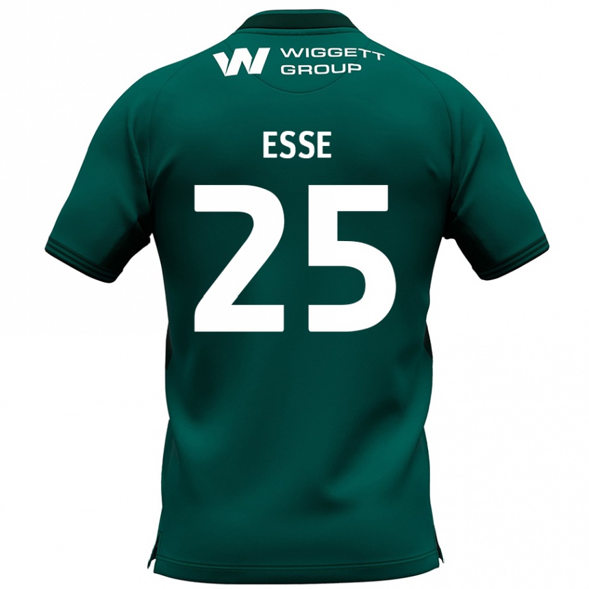 Kids Football Romain Esse #25 Green Away Jersey 2024/25 T-Shirt Canada