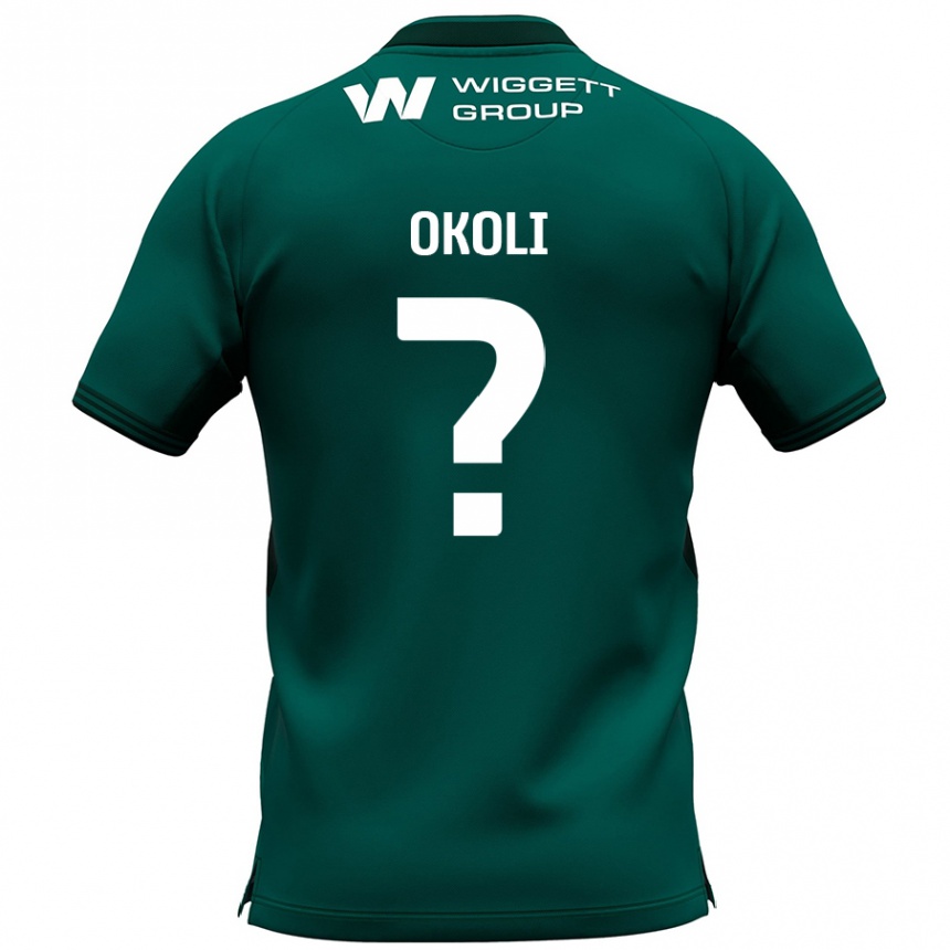 Enfant Football Maillot Chinwike Okoli #0 Vert Tenues Extérieur 2024/25 Canada