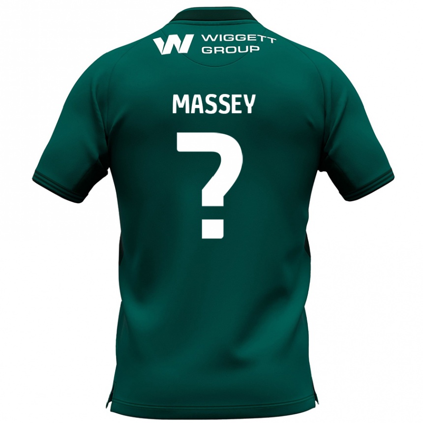 Enfant Football Maillot Alfie Massey #0 Vert Tenues Extérieur 2024/25 Canada