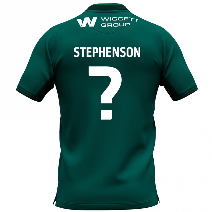 Enfant Football Maillot Joshua Stephenson #0 Vert Tenues Extérieur 2024/25 Canada