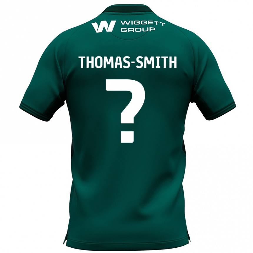 Kids Football Jaydon Thomas-Smith #0 Green Away Jersey 2024/25 T-Shirt Canada