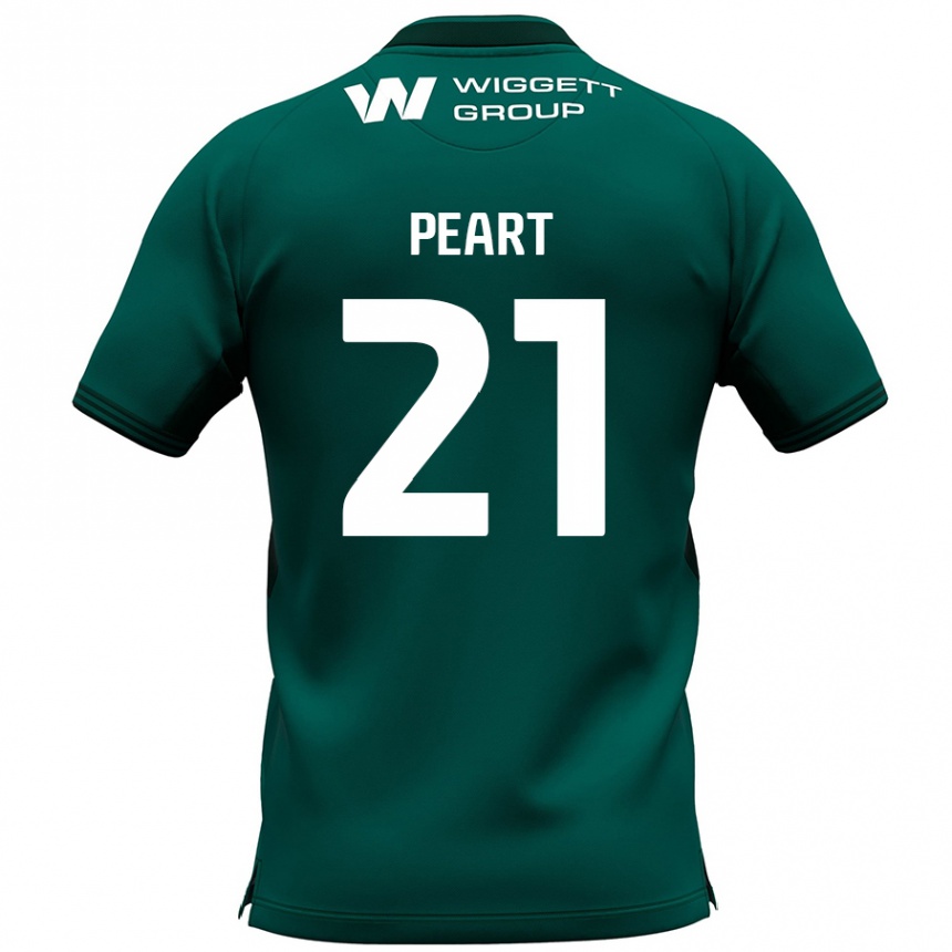 Enfant Football Maillot Kalani Peart #21 Vert Tenues Extérieur 2024/25 Canada