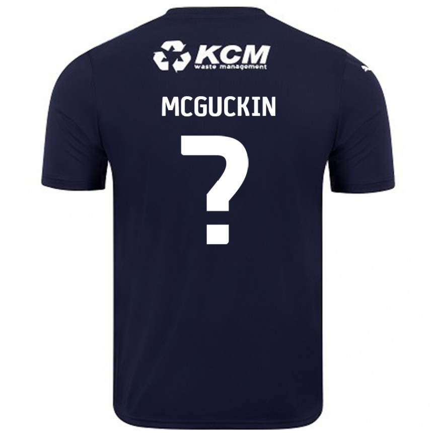 Enfant Football Maillot Ciaran Mcguckin #0 Bleu Marine Tenues Extérieur 2024/25 Canada