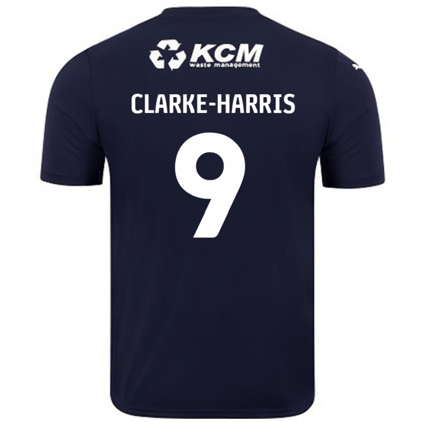 Enfant Football Maillot Jonson Clarke-Harris #9 Bleu Marine Tenues Extérieur 2024/25 Canada