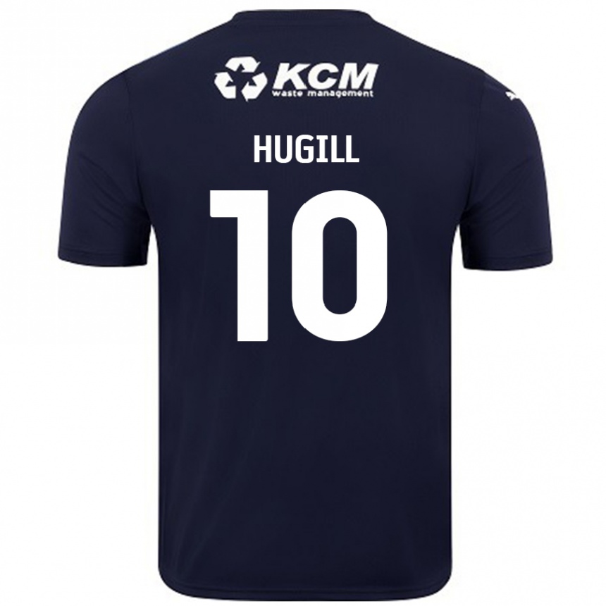 Enfant Football Maillot Jordan Hugill #10 Bleu Marine Tenues Extérieur 2024/25 Canada