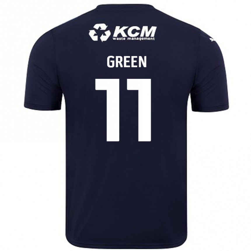 Enfant Football Maillot Andre Green #11 Bleu Marine Tenues Extérieur 2024/25 Canada