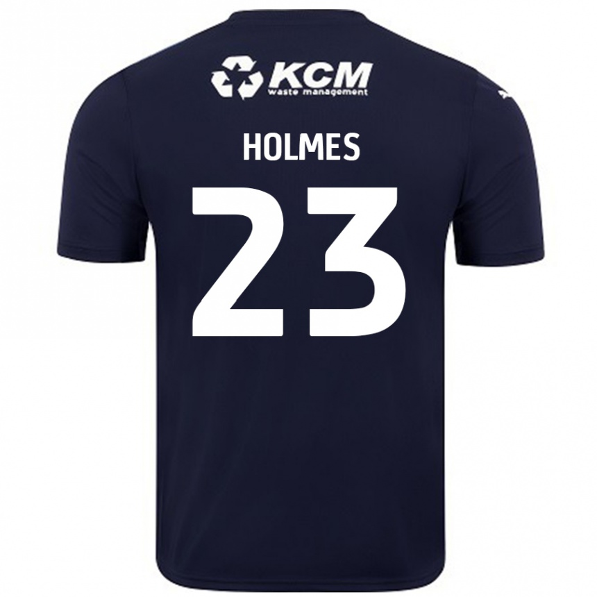 Enfant Football Maillot Jack Holmes #23 Bleu Marine Tenues Extérieur 2024/25 Canada