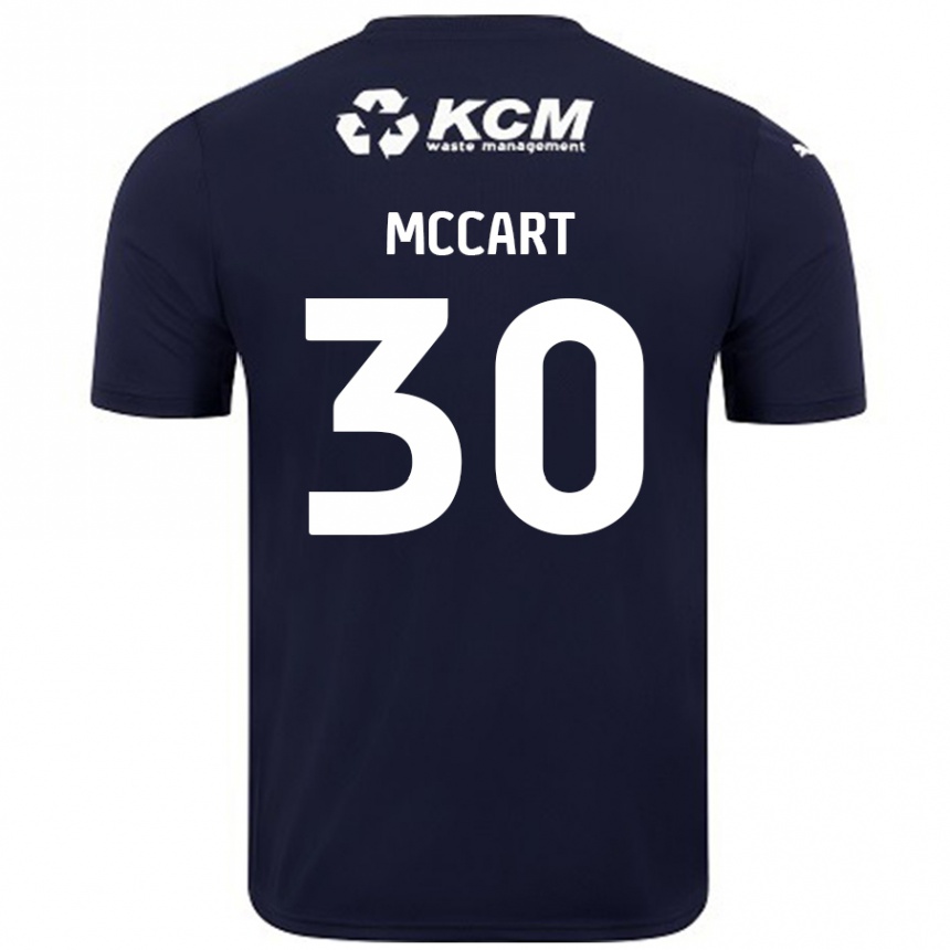 Kids Football Jamie Mccart #30 Navy Blue Away Jersey 2024/25 T-Shirt Canada