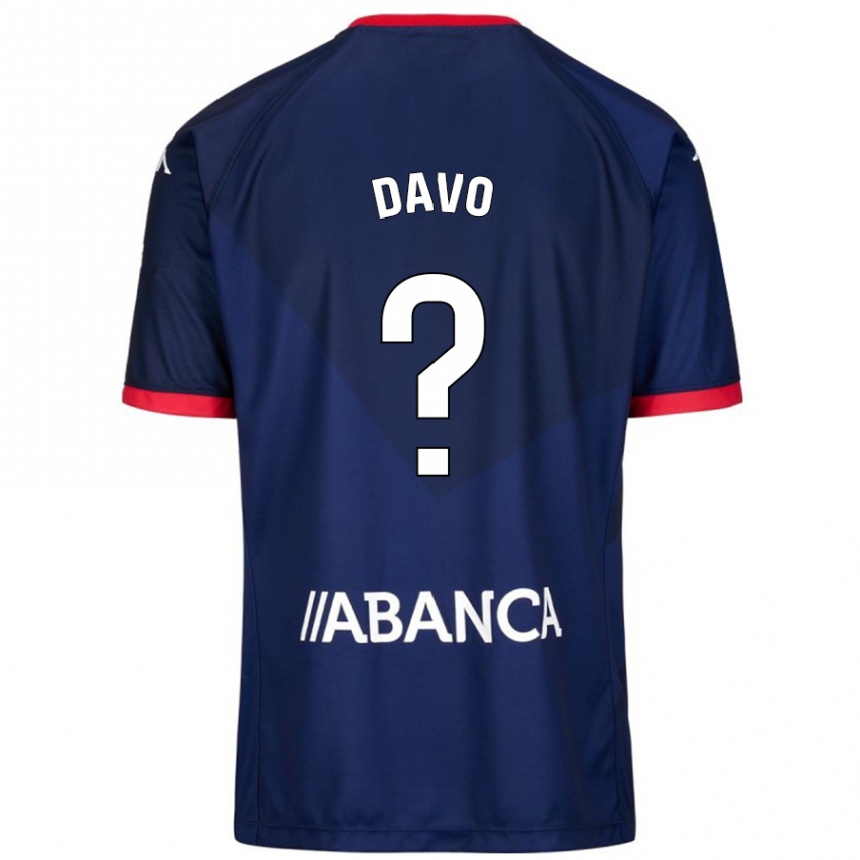 Kids Football Davo #11 Navy Blue Away Jersey 2024/25 T-Shirt Canada