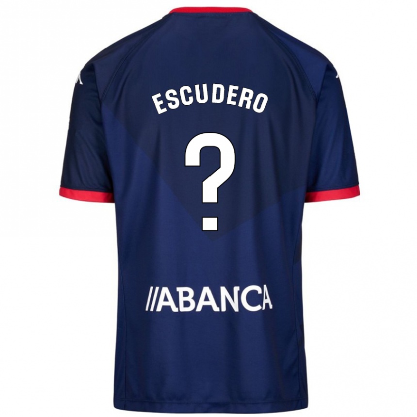 Kids Football Sergio Escudero #18 Navy Blue Away Jersey 2024/25 T-Shirt Canada