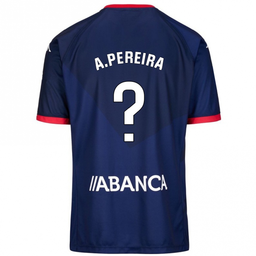 Kids Football Alejandro Pereira #0 Navy Blue Away Jersey 2024/25 T-Shirt Canada