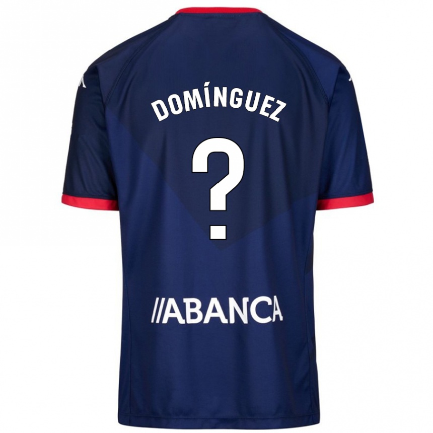 Kids Football David Domínguez #0 Navy Blue Away Jersey 2024/25 T-Shirt Canada