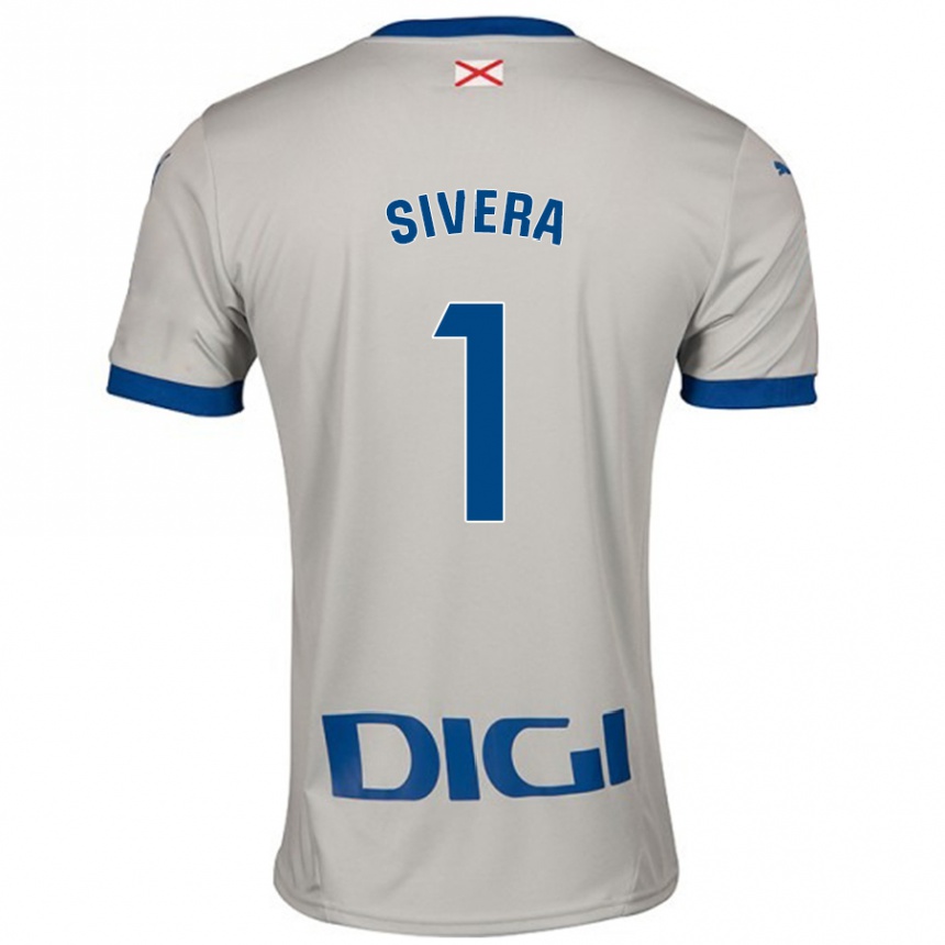 Kids Football Antonio Sivera #1 Light Gray Away Jersey 2024/25 T-Shirt Canada