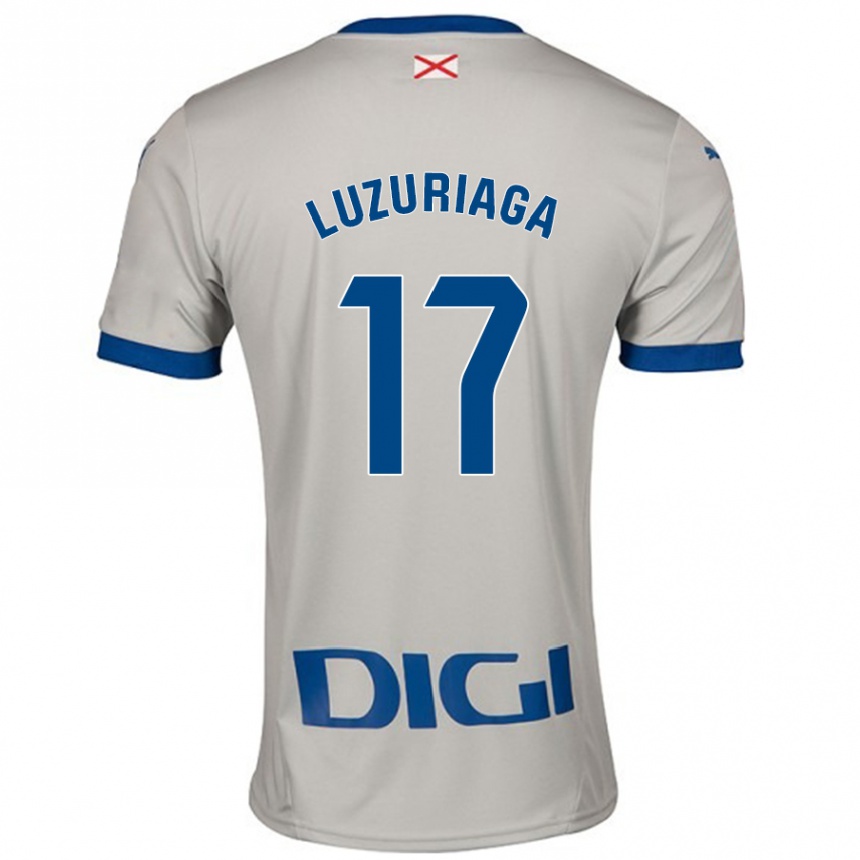 Kids Football Judith Luzuriaga #17 Light Gray Away Jersey 2024/25 T-Shirt Canada