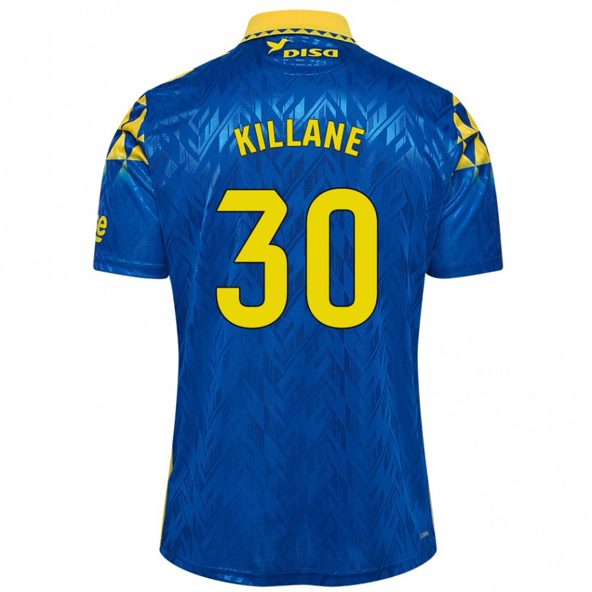 Kids Football Álvaro Killane #30 Blue Yellow Away Jersey 2024/25 T-Shirt Canada