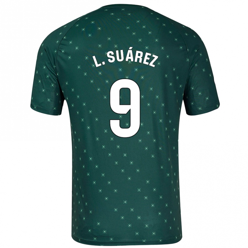 Enfant Football Maillot Luis Suárez #9 Vert Foncé Tenues Extérieur 2024/25 Canada