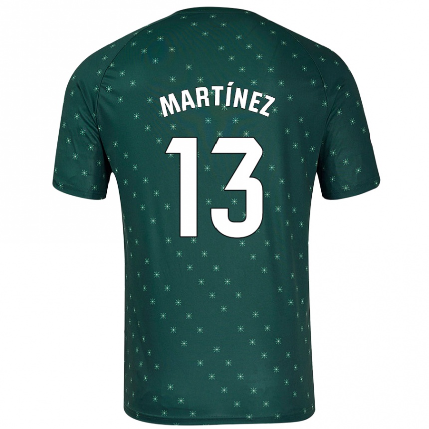 Enfant Football Maillot Fernando Martínez #13 Vert Foncé Tenues Extérieur 2024/25 Canada