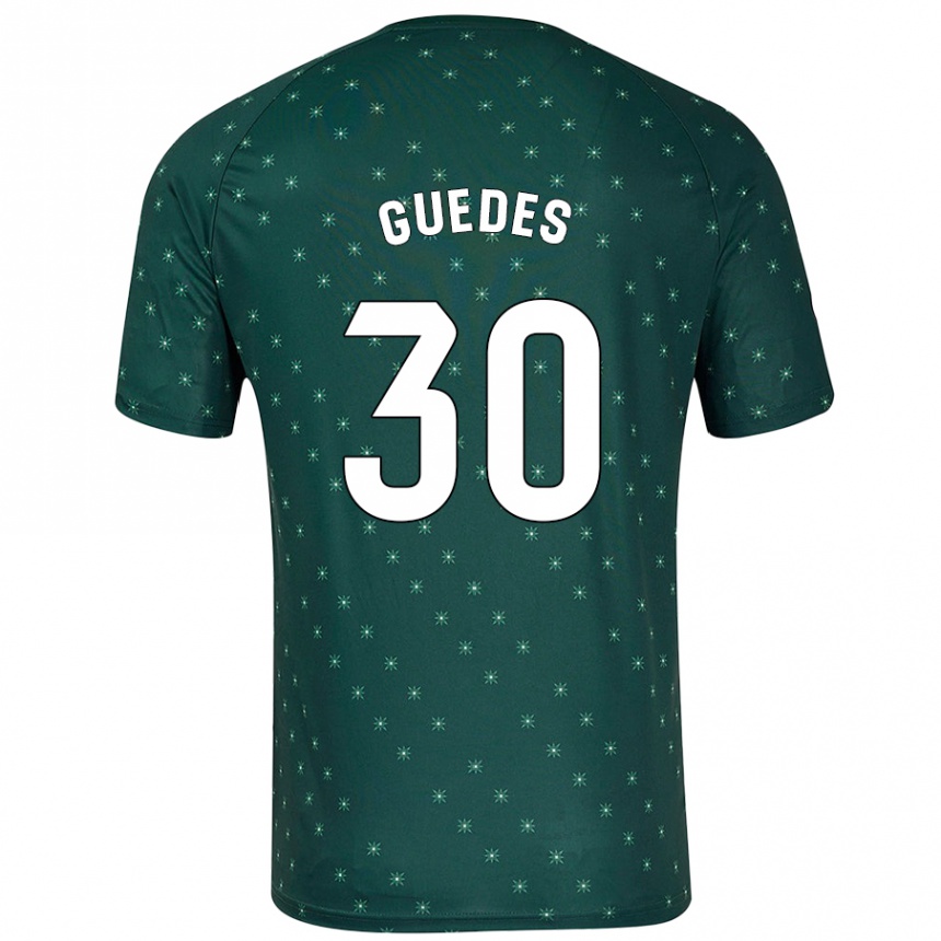 Enfant Football Maillot Gui Guedes #30 Vert Foncé Tenues Extérieur 2024/25 Canada