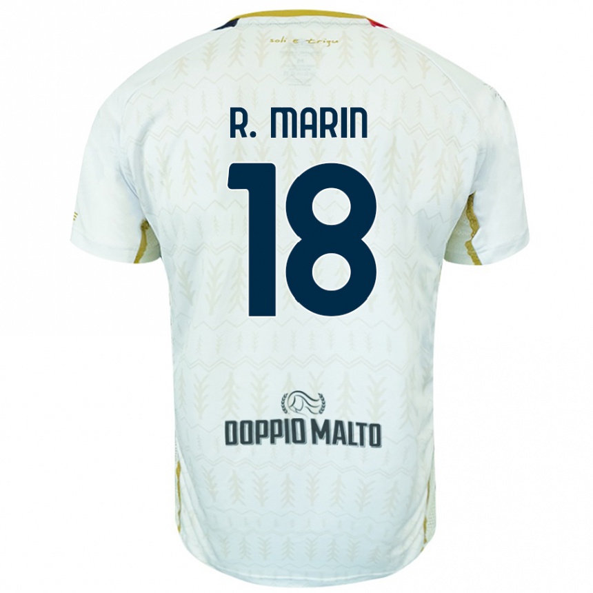 Enfant Football Maillot Răzvan Marin #18 Blanc Tenues Extérieur 2024/25 Canada