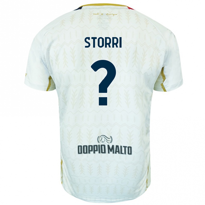 Enfant Football Maillot Leonardo Storri #0 Blanc Tenues Extérieur 2024/25 Canada