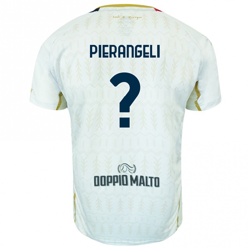 Enfant Football Maillot Luis Pierangeli #0 Blanc Tenues Extérieur 2024/25 Canada