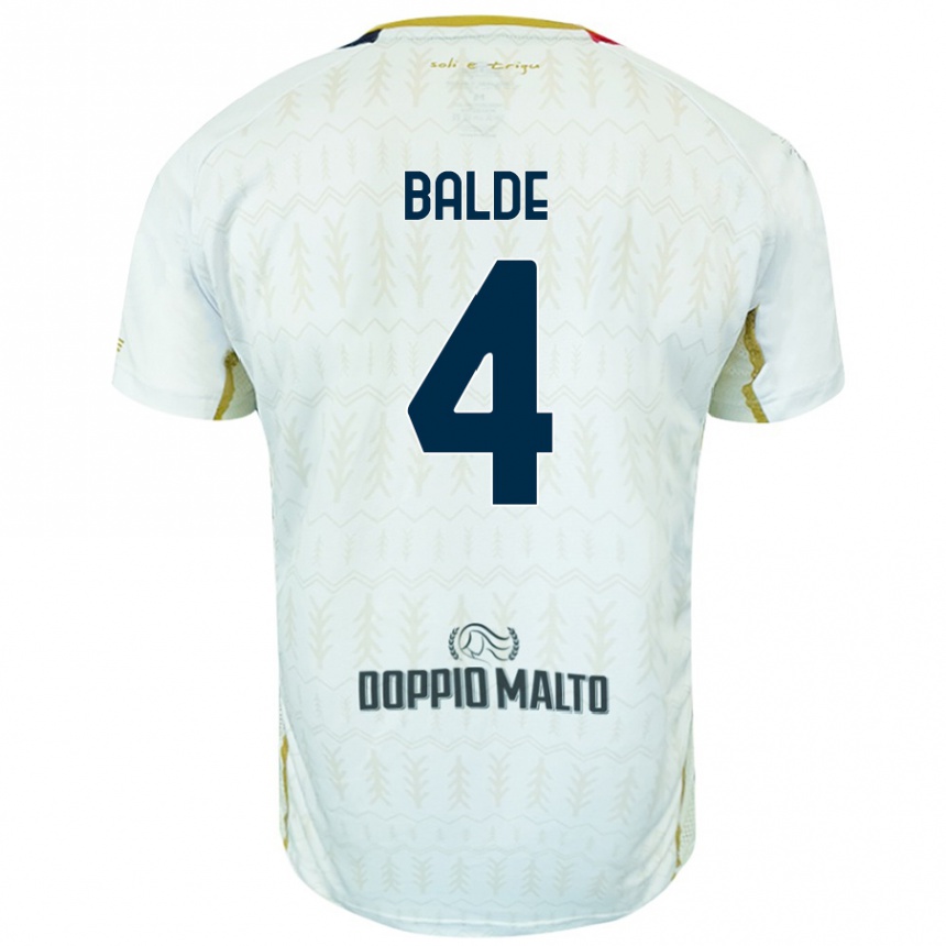 Enfant Football Maillot Mamadou Balde #4 Blanc Tenues Extérieur 2024/25 Canada