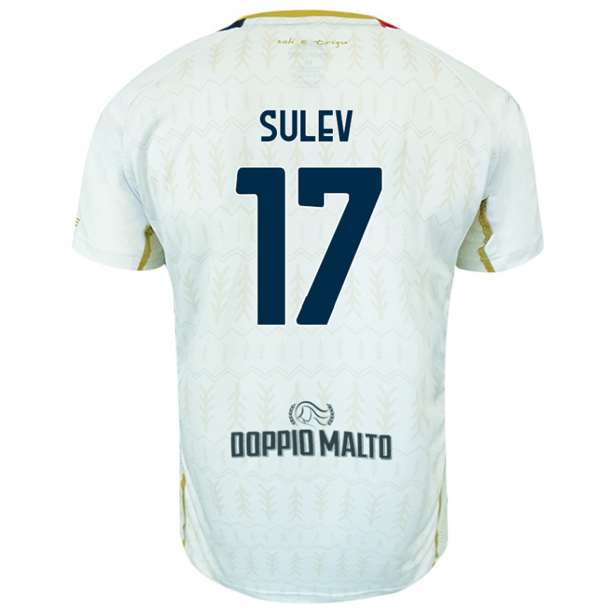 Enfant Football Maillot Ivan Sulev #17 Blanc Tenues Extérieur 2024/25 Canada