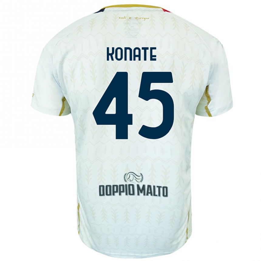 Enfant Football Maillot Ismael Konate #45 Blanc Tenues Extérieur 2024/25 Canada