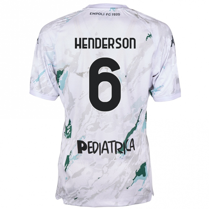 Kids Football Liam Henderson #6 Grey Away Jersey 2024/25 T-Shirt Canada