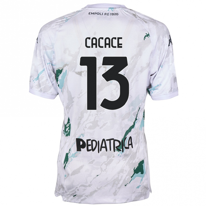 Kids Football Liberato Cacace #13 Grey Away Jersey 2024/25 T-Shirt Canada