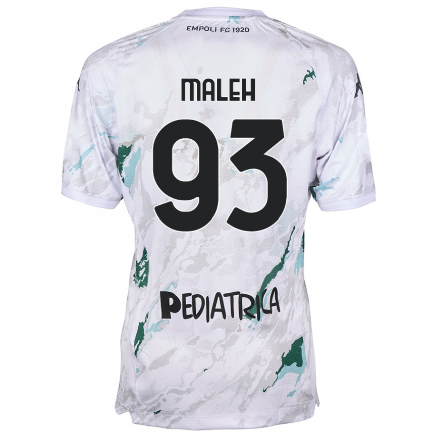 Kids Football Youssef Maleh #93 Grey Away Jersey 2024/25 T-Shirt Canada