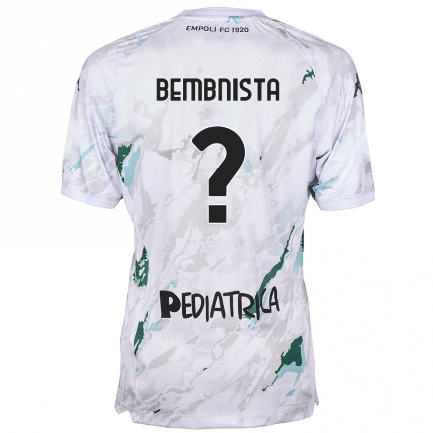 Kids Football Dawid Bembnista #0 Grey Away Jersey 2024/25 T-Shirt Canada