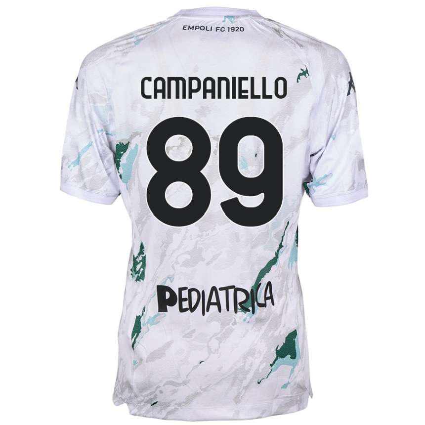 Kids Football Thomas Campaniello #89 Grey Away Jersey 2024/25 T-Shirt Canada