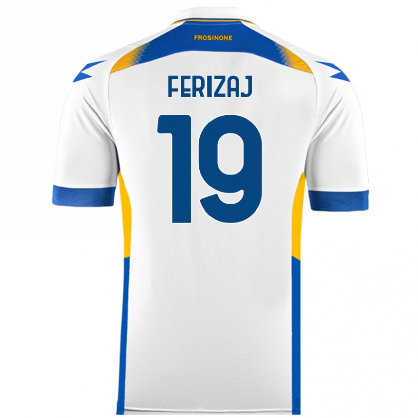 Enfant Football Maillot Justin Ferizaj #19 Blanc Tenues Extérieur 2024/25 Canada